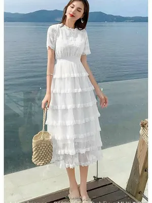 Đầm lụa phối tầng cao cấp