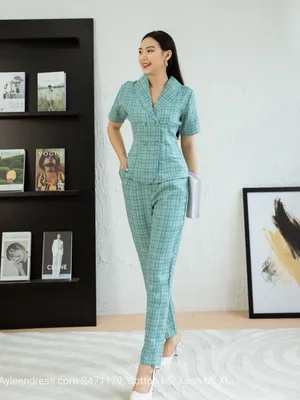 Set bộ công sở áo vest quần dài