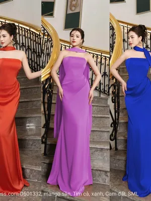 Đầm Dạ hội cúp ngực dây choàng rời