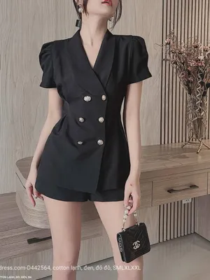 Bộ ngắn quần đùi áo vest