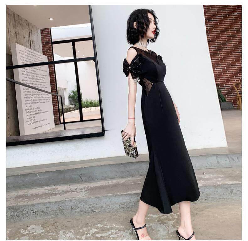 Đầm body đuôi cá đính pha lê mới Đầm body đuôi cá đính pha lê mới