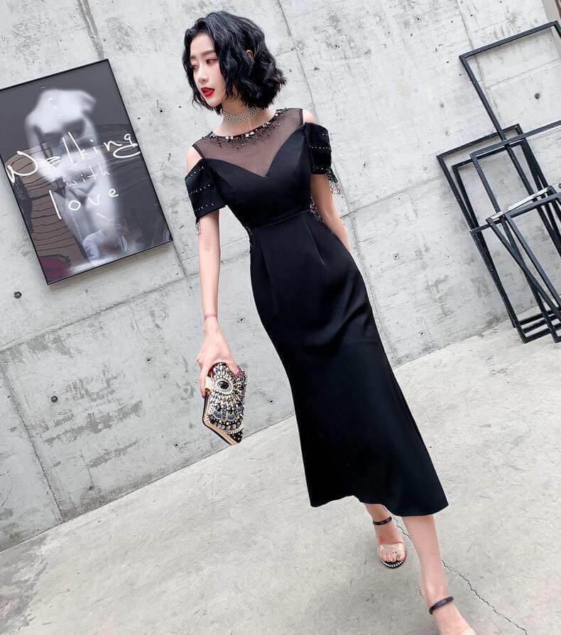 váy dự tiệc màu đen