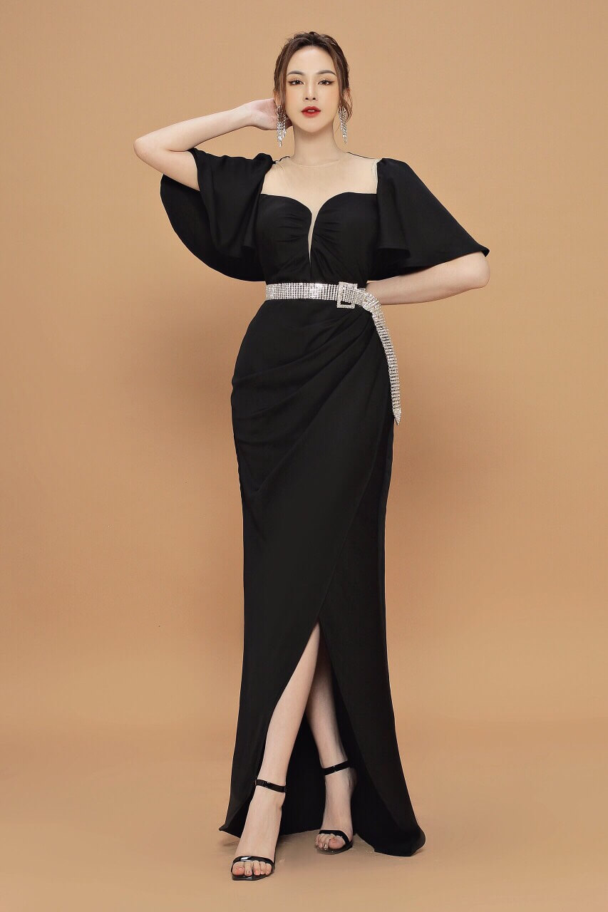 váy dự tiệc màu đen