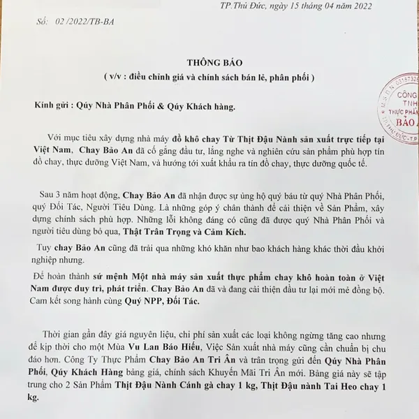 Thực Phẩm Chay Thịt Nạc