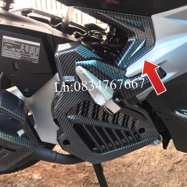 Ốp yếm sơn carbon Air balade 2020