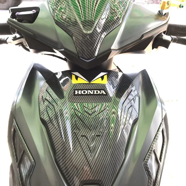 Chụp xi nhan trước đơn carbon Air balade 2020