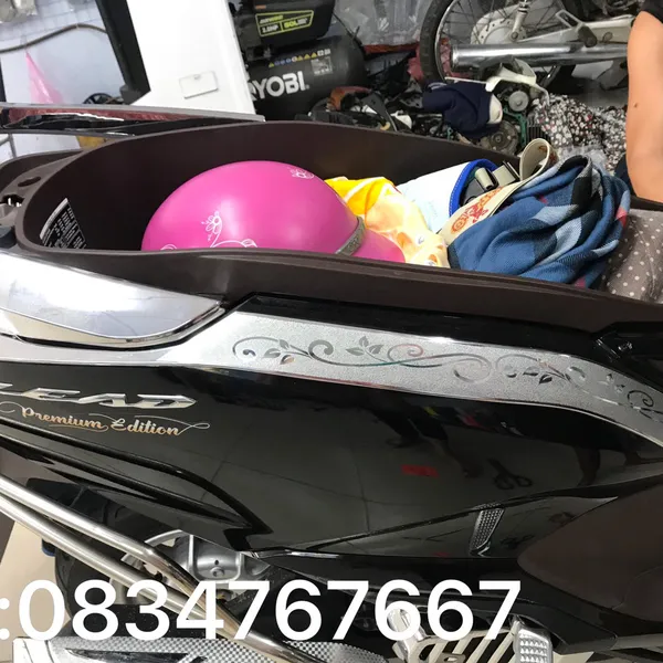 Ốp hong sườn mạ crom Lead 2020