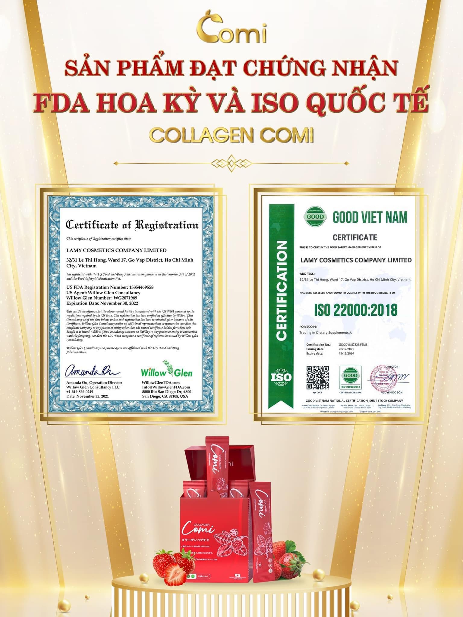 MUA SỈ NƯỚC UỐNG COLLAGEN COMI HÚT NÁM TRẮNG DA CHÍNH HÃNG