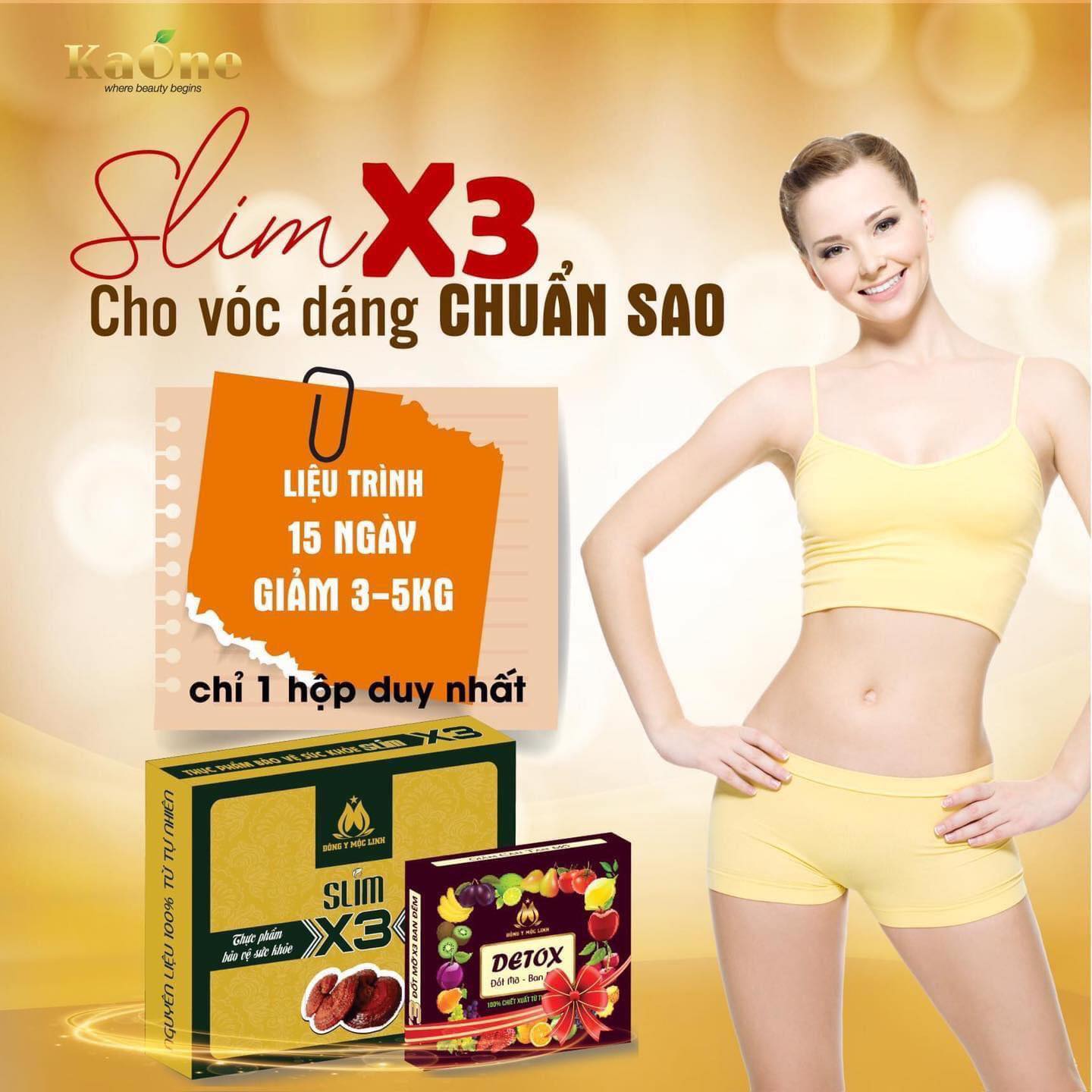 Giảm Cân Slim X3 Đông Y Mộc Linh