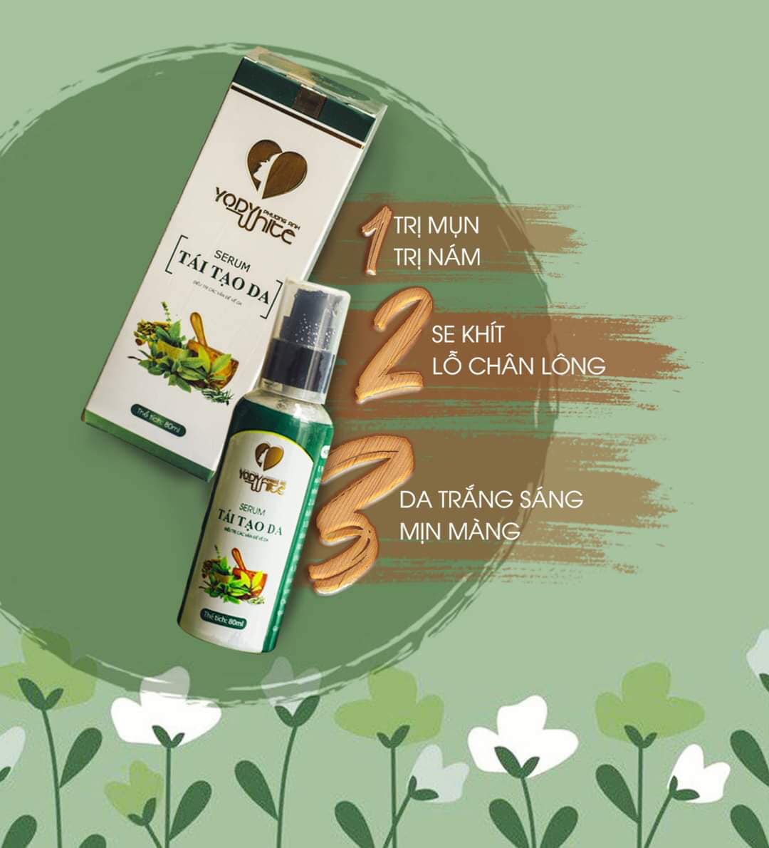 SERUM TÁI TẠO DA YODY WHITE PHƯƠNG ANH