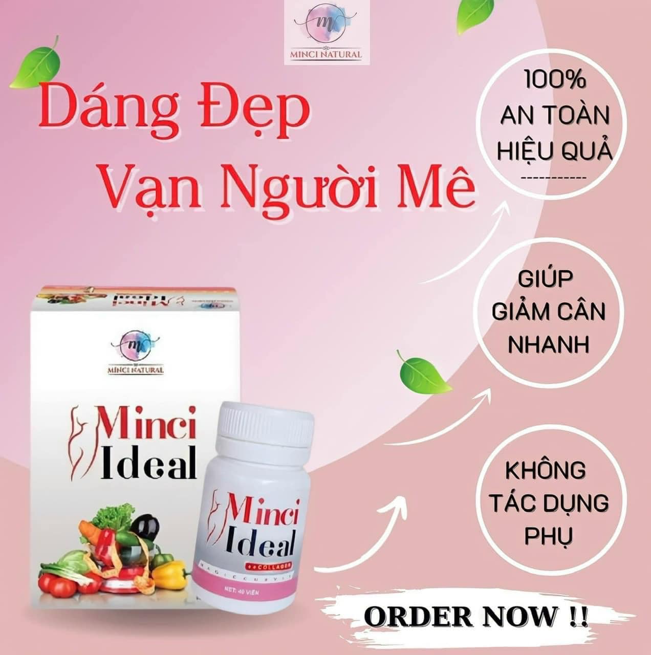 VIÊN THẢO MỘC GIẢM CÂN MINCI IDEAL