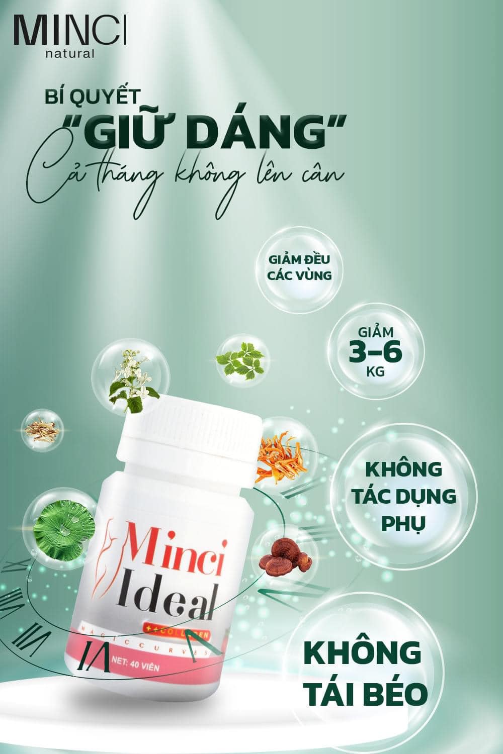 VIÊN THẢO MỘC GIẢM CÂN MINCI IDEAL