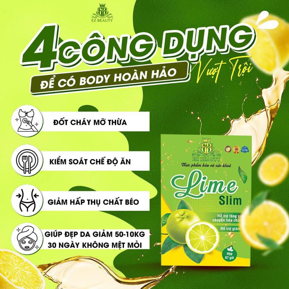 KẸO DẺO CHANH GIẢM CÂN LIME SLIM