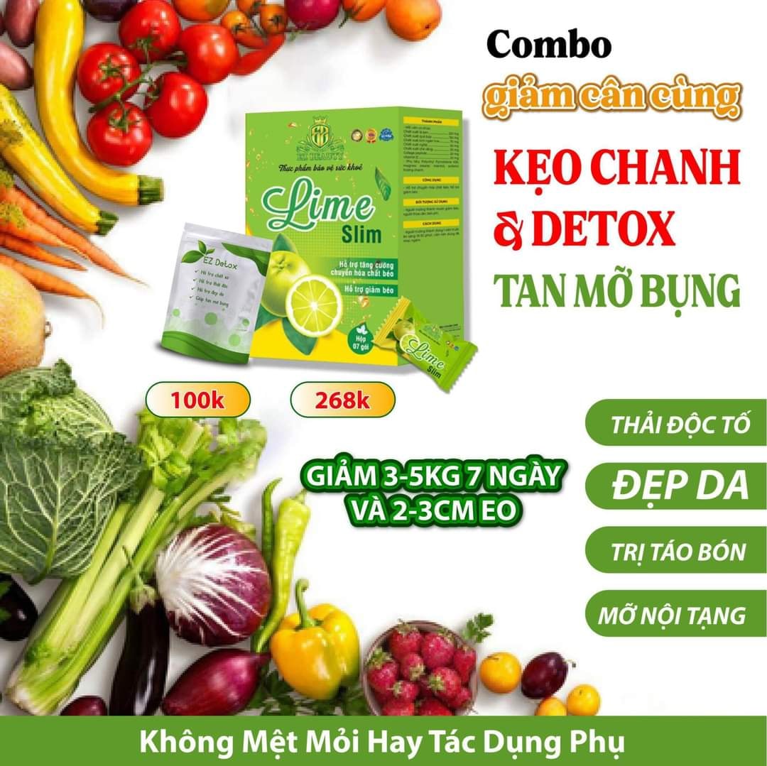 KẸO DẺO CHANH GIẢM CÂN LIME SLIM