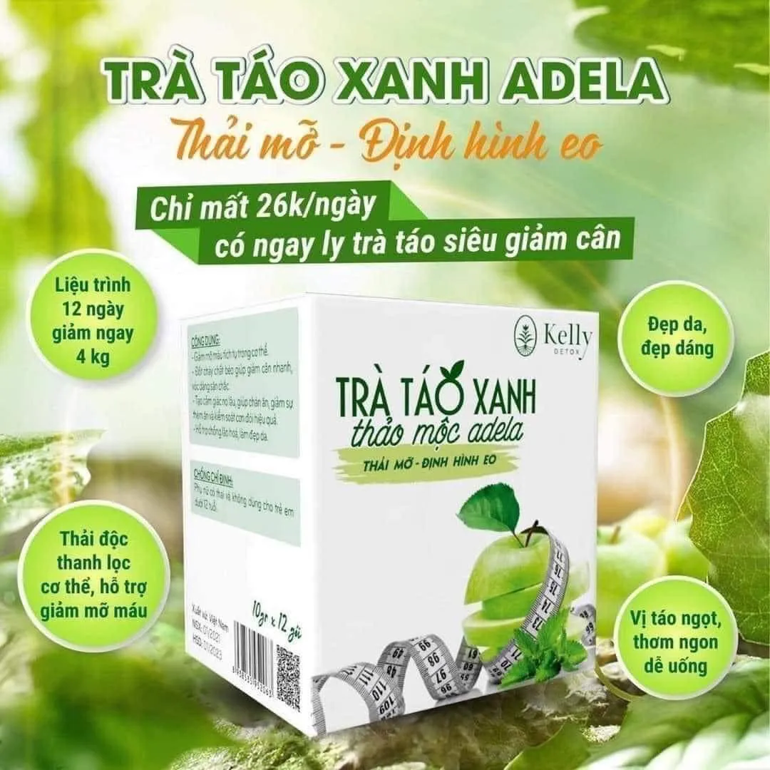 Những cách uống trà táo xanh giảm cân hiệu quả giúp bạn có gương mặt thon gọn