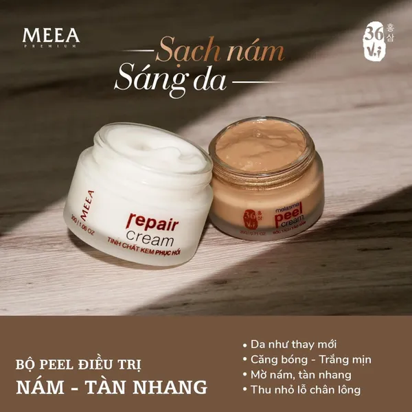 PEEL DA TẢO SÂM ĐÔNG Y 36 VỊ MEEA