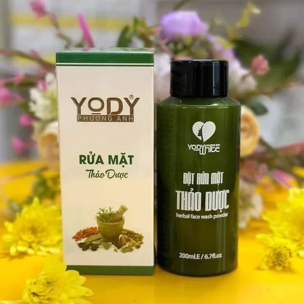 BỘT RỬA MẶT THẢO DƯỢC YODY WHITE PHƯƠNG ANH