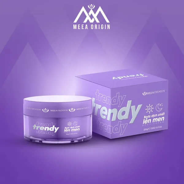 KEM  BODY DỊCH CHIẾT LÊN MEN TRENDY MEEA