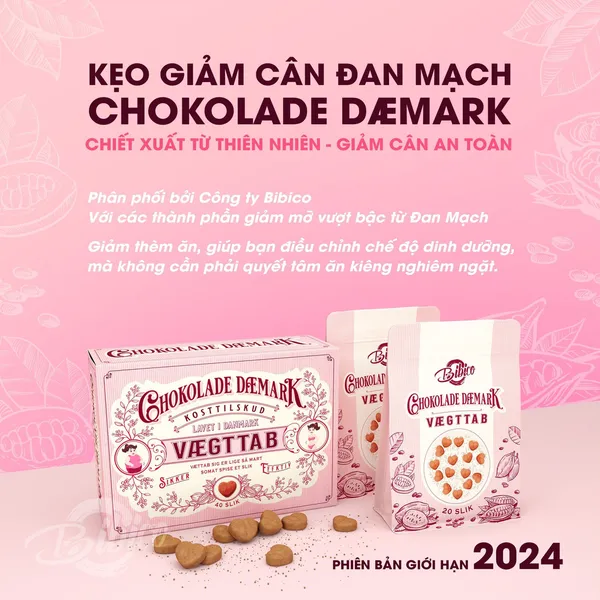 KẸO SOCOLA GIẢM CÂN ĐAN MẠCH CHOKOLADE DEAMARK