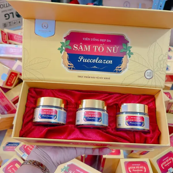 SÂM TỐ NỮ PUECOLAZEN VIÊN UỐNG NỘI TIẾT TỐ ĐẸP DA