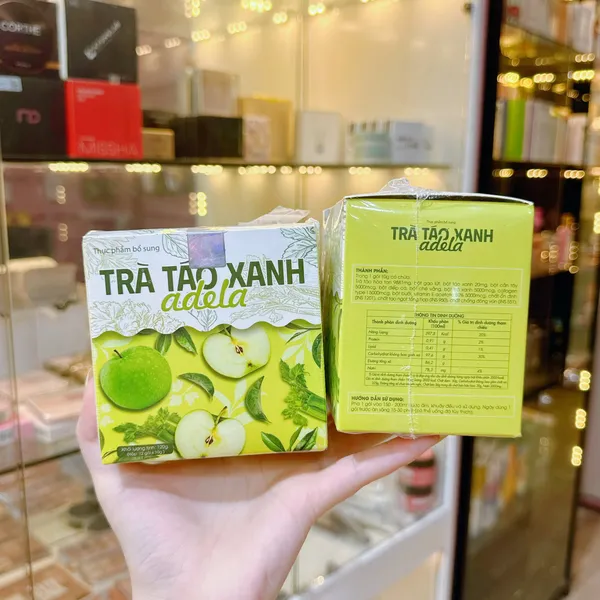 TRÀ TÁO XANH THẢO MỘC THẢI MỠ GIẢM CÂN ADELA