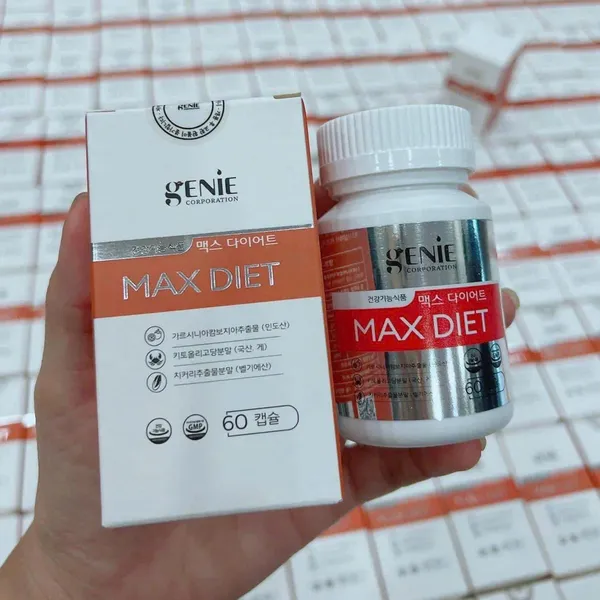 VIÊN UỐNG GIẢM CÂN GENIE MAX DIET HÀN QUỐC