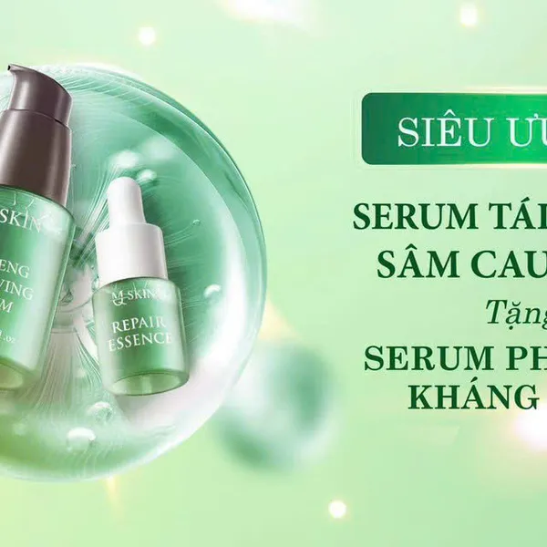 SERUM TÁI TẠO DA SÂM CAU RỪNG