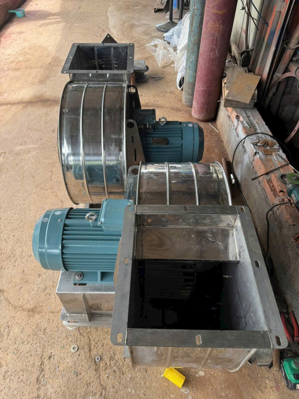 QUẠT HÚT LY TÂM INOX QUẠT HÚT LY TÂM INOX