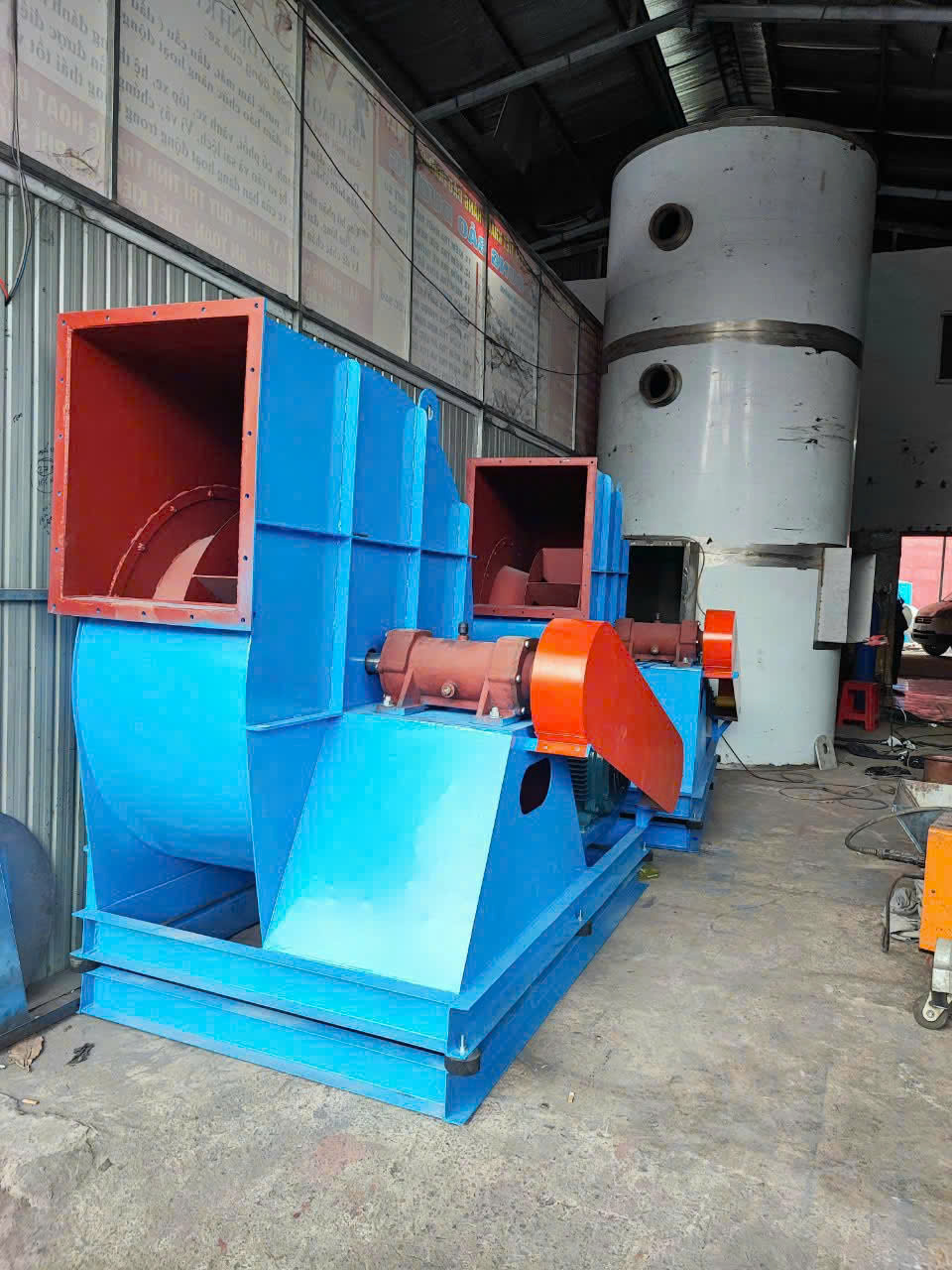 QUẠT HÚT LY TÂM GIÁN TIẾP 20HP QUẠT HÚT LY TÂM GIÁN TIẾP 20HP