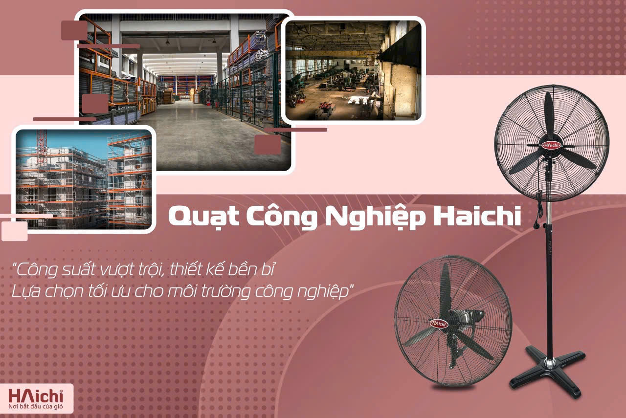QUẠT ĐỨNG CÔNG NGHIỆP HAICHI QUẠT ĐỨNG CÔNG NGHIỆP HAICHI
