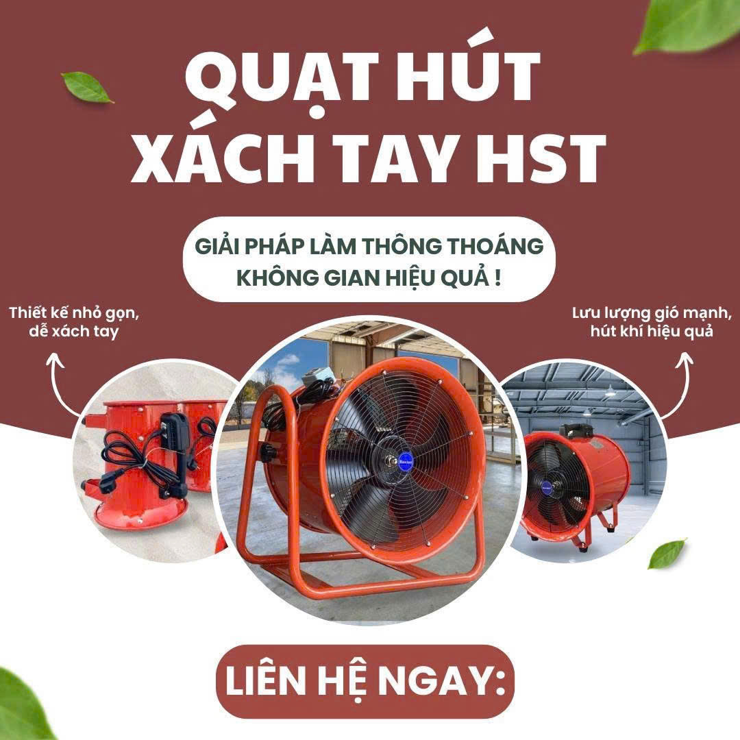 QUẠT HÚT XÁCH TAY QUẠT HÚT XÁCH TAY
