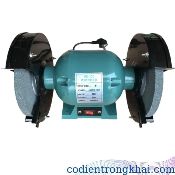 Máy mài để bàn 2 đầu đá