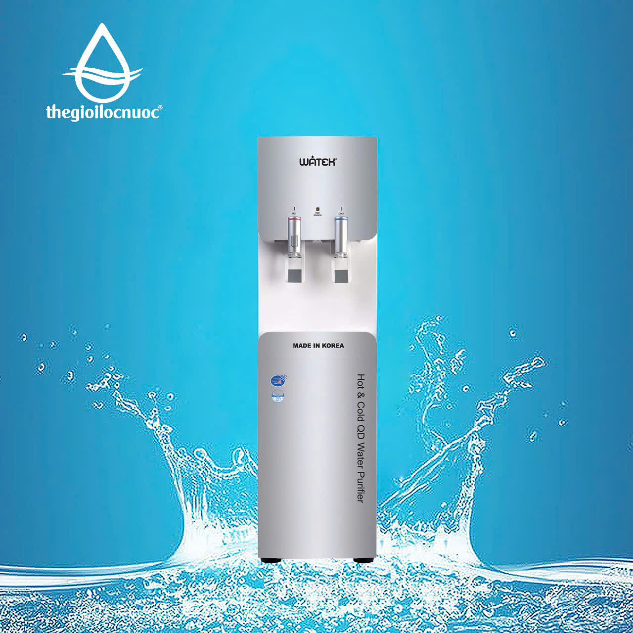 Máy Lọc Nước Nóng Lạnh Watek WT-1050-RO Máy Lọc Nước Nóng Lạnh Watek WT-1050-RO