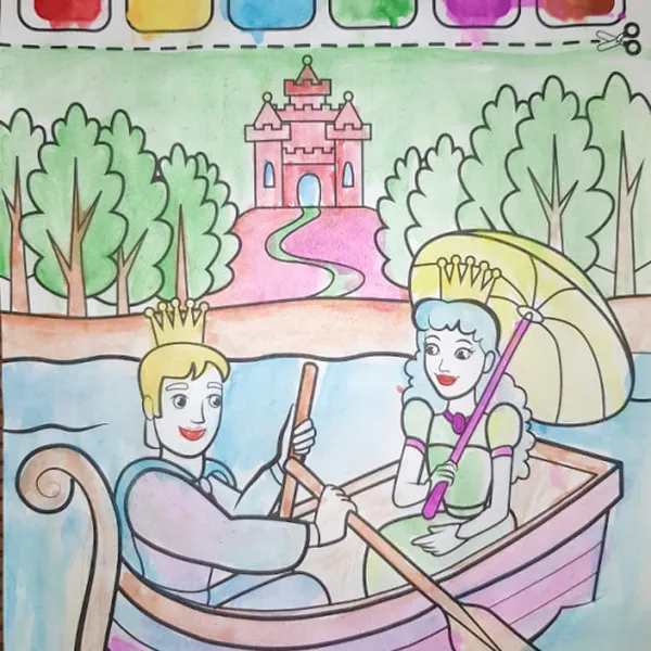 Tập Tô Màu Nước Thanh Nga - Xứ Sở Cổ Tích