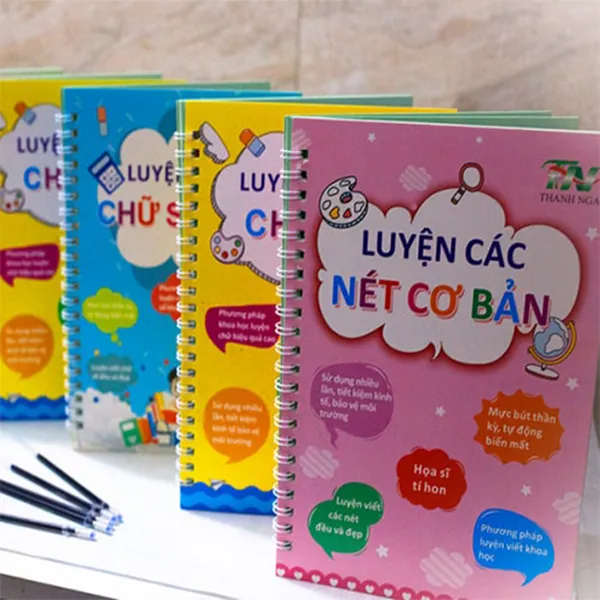 Vở Luyện Các Nét Cơ Bản