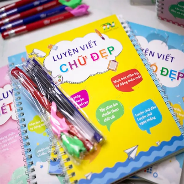 Bộ 3 Vở Luyện Chữ Đẹp Thanh Nga