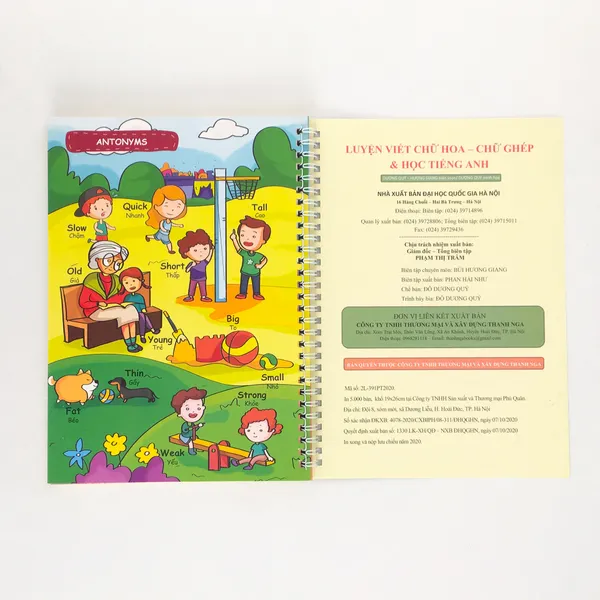 Vở Luyện Viết Chữ Hoa Chữ Ghép