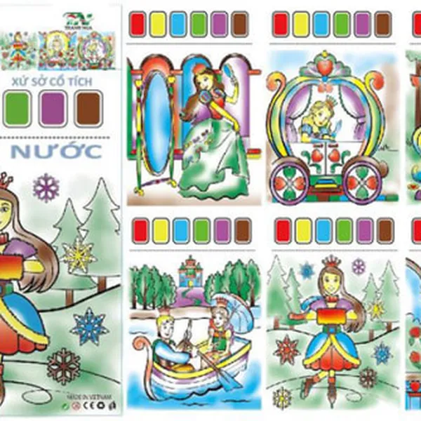 Tập Tô Màu Nước Thanh Nga - Xứ Sở Cổ Tích