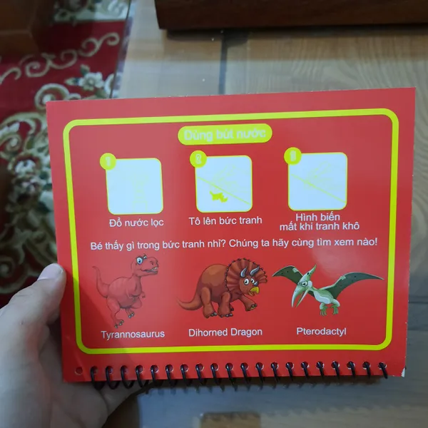 Tranh Nước Ma Thuật Thanh Nga - Chủ Đề Khủng Long