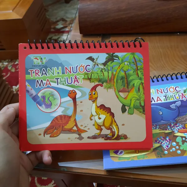 Tranh Nước Ma Thuật Thanh Nga - Chủ Đề Khủng Long