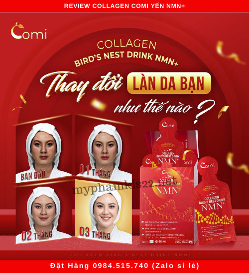 Collagen comi yến nmn Collagen comi yến nmn