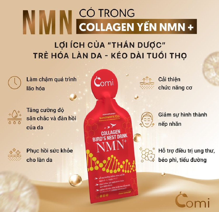 6 lợi ích của nmn có trong collagen comi yến nmn 6 lợi ích của nmn có trong collagen comi yến nmn