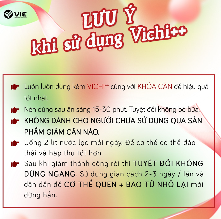 Cách sử dụng thuốc giảm cân vichi Cách sử dụng thuốc giảm cân vichi