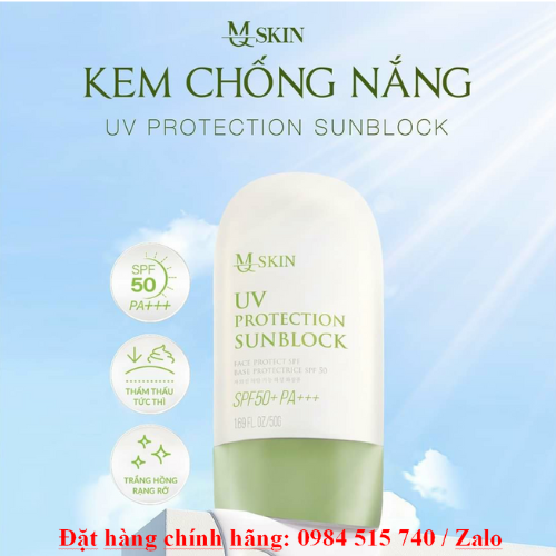 Kem chống nắng mq skin có tốt không Kem chống nắng mq skin có tốt không