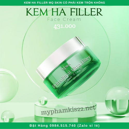 Kem dưỡng ha filler mq skin có phải kem trộn không Kem dưỡng ha filler mq skin có phải kem trộn không