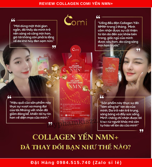 Review collagen comi yến nmn Review collagen comi yến nmn