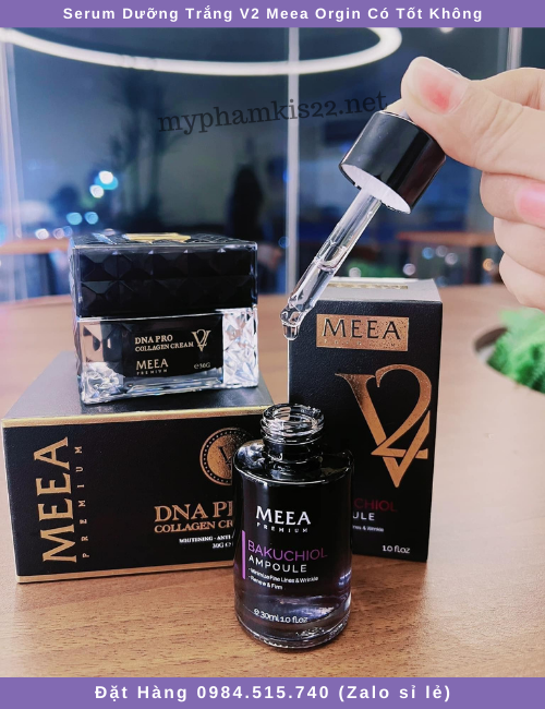 Serum dưỡng trắng v2 meea orgin có tốt không Serum dưỡng trắng v2 meea orgin có tốt không