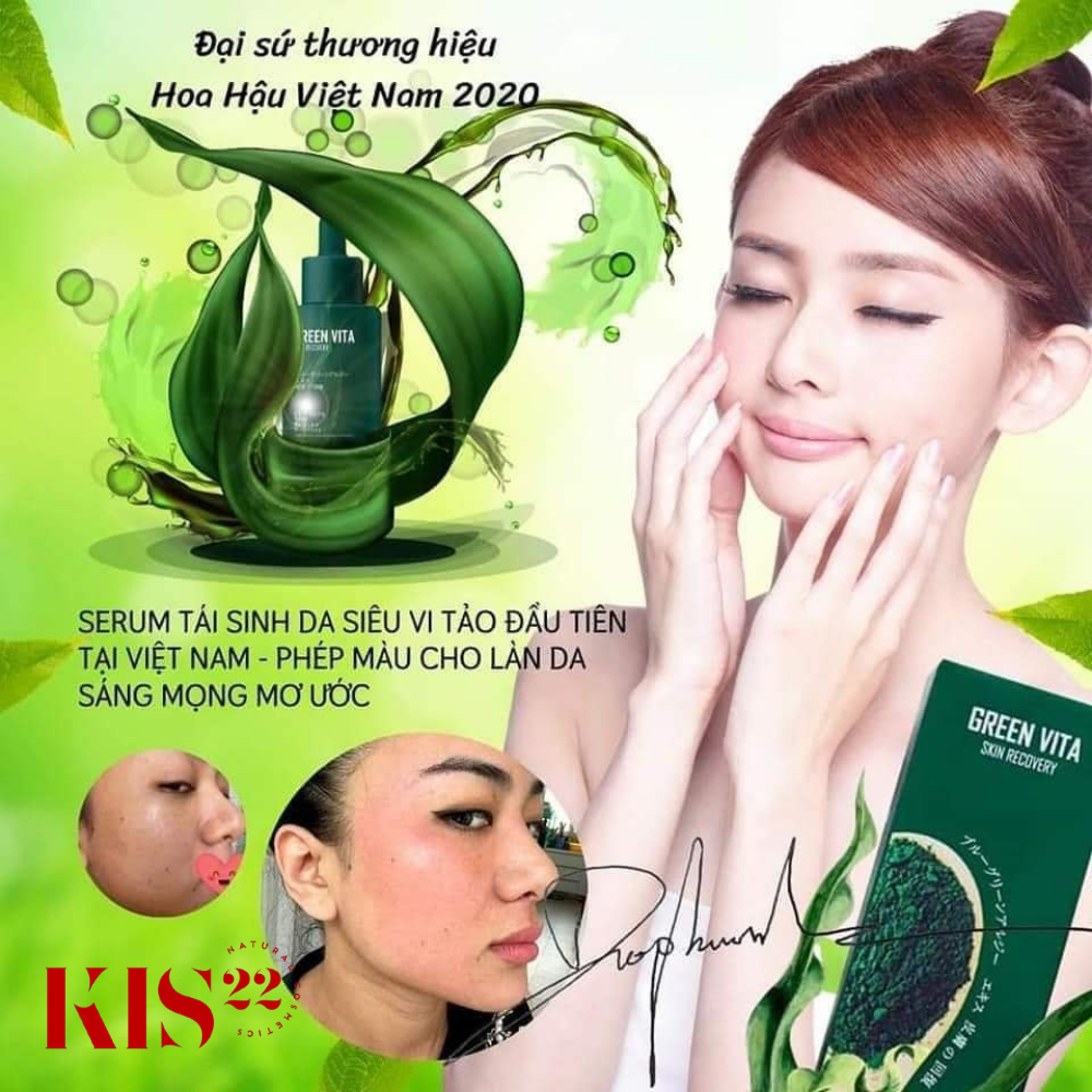 Serum tái sinh da vi tảo kis22 Serum tái sinh da vi tảo kis22