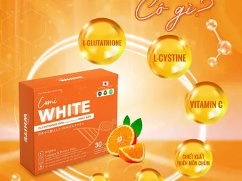 Cách dùng viên uống trắng da comi white