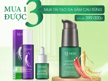 Serum Tái Tạo Da Sâm Cau Rừng Mq skin Có Tốt Không? Giá Bao Nhiêu